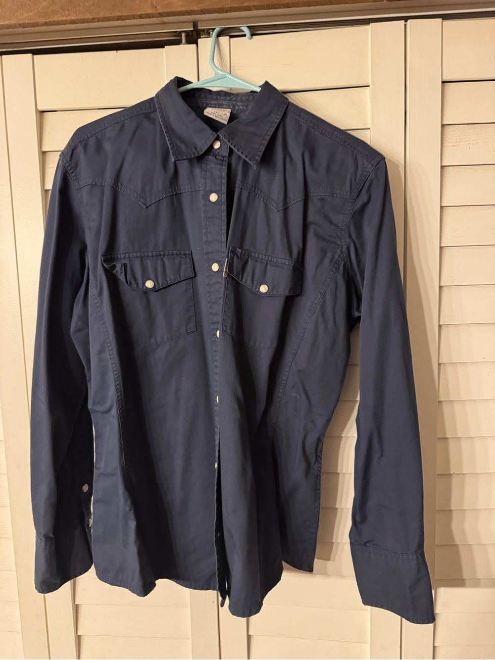 Carhartt Black Button-Front Work Shirt